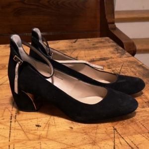 Maryjane ankle strap pumps